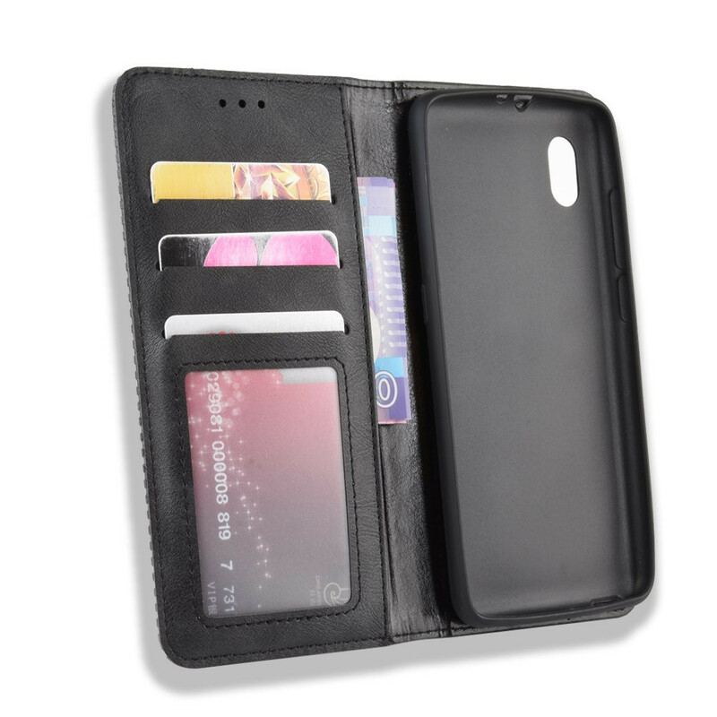 Flip Cover Alcatel 1B Leder Effect Vintage Stijlvol