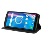 Flip Cover Alcatel 1B Leder Effect Vintage Stijlvol