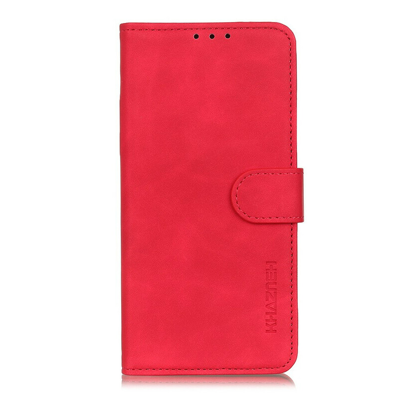 Alcatel 1S Matte Lederen Hoesje Vintage Effect KHAZNEH