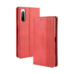 Sony Xperia 10 II Leer Effect Flip Cover