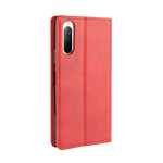 Sony Xperia 10 II Leer Effect Flip Cover