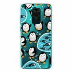 Xiaomi Redmi Note 9 Case Pinguïns en vissen