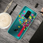 Xiaomi Redmi Note 9 Case Kat onder de kleurrijke boom