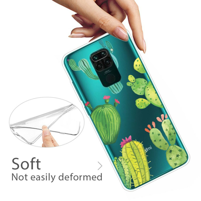Xiaomi Redmi Note 9 Cactus Waterverf Hoesje