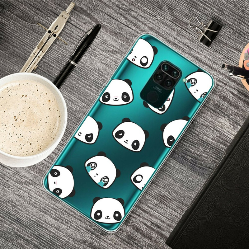 Xiaomi Redmi Note 9 Geval Sentimentele Panda's