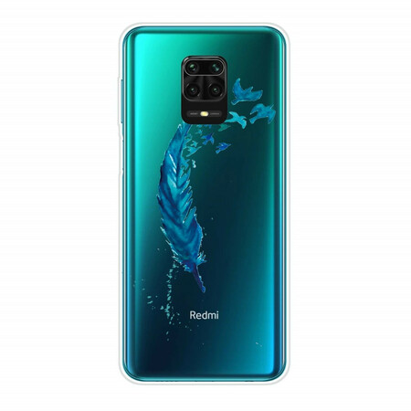 Xiaomi Redmi Note 9S / Redmi Note 9 Pro Case Mooie Blauwe Veer