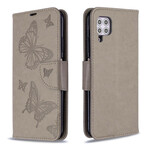 Cover Huawei P40 Lite Vlinder afgedrukt Strap