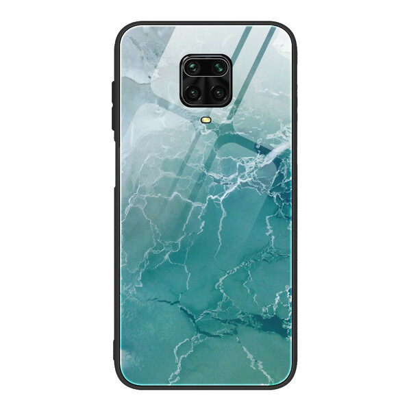 Xiaomi Redmi Note 9S gehard glas case marmeren kleuren