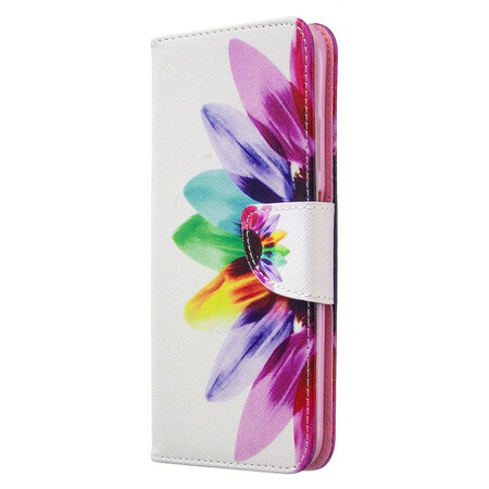 Huawei P40 Lite aquarel bloem case
