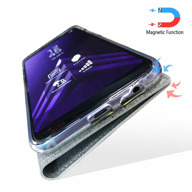 Flip Cover Xiaomi Mi 10 / 10 Pro geweven VILI DMX Flip Cover Xiaomi Mi 10 / 10 Pro geweven VILI DMX
