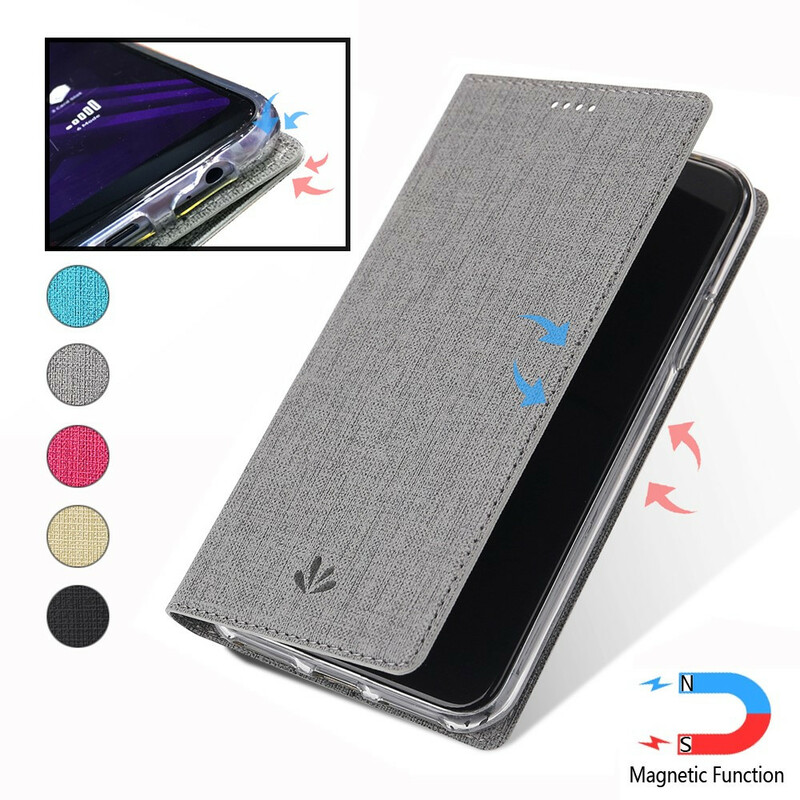 Flip Cover Xiaomi Mi 10 / 10 Pro geweven VILI DMX Flip Cover Xiaomi Mi 10 / 10 Pro geweven VILI DMX