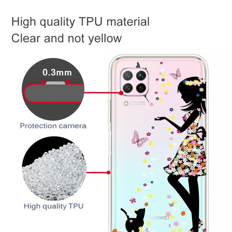Huawei P40 Lite Vrouwelijke Cover Magic