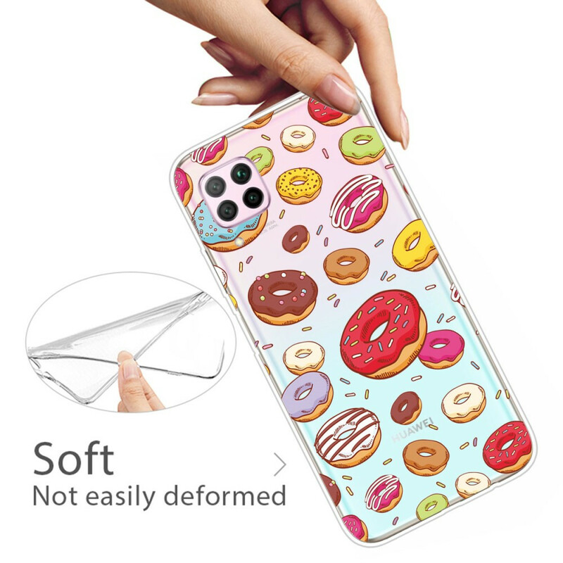Huawei P40 Lite Love Donuts Hoesje