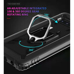 Samsung Galaxy S10 Plus Ring en Koolstofvezel Hoesje