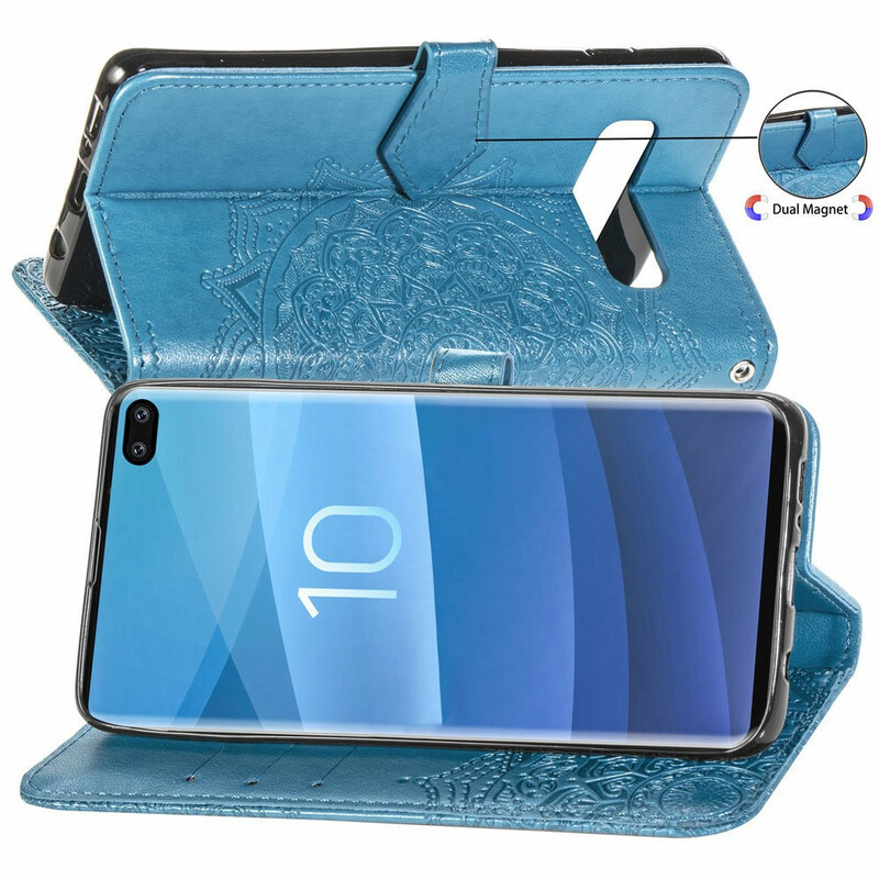 Samsung Galaxy S10 Plus Hoesje Mandala Middeleeuwen