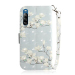 Sony Xperia L4 Hoesje met Bloemriem Sony Xperia L4 Hoesje met Bloemriem