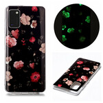 Samsung Galaxy A41 hoesje Floralies Series Fluorescerend