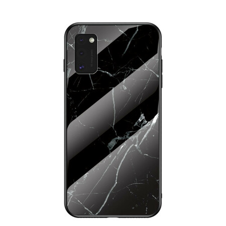 Samsung Galaxy A41 getemperd glas case Premum kleur