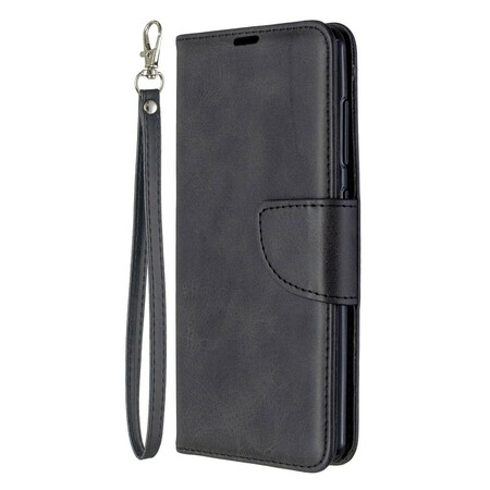 Samsung Galaxy A41 Hoesje Gladde Schuine Klep