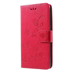 Honor 10 Bedrukte Vlinder Koord Hoesje