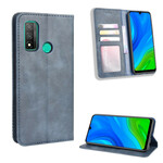 Flip cover Huawei P Smart 2020 leer effect Vintage Styling