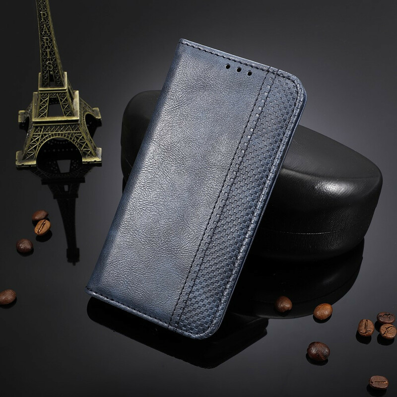 Flip cover Huawei P Smart 2020 leer effect Vintage Styling