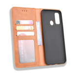 Flip cover Huawei P Smart 2020 leer effect Vintage Styling