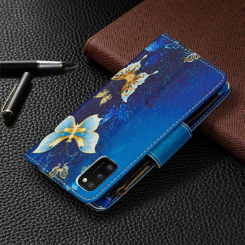 Samsung Galaxy A41 hoesje met vlinder ritsvak