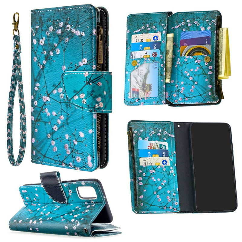 Samsung Galaxy A41 Hoesje met Rits Pocket Boom Samsung Galaxy A41 Hoesje met Rits Pocket Boom