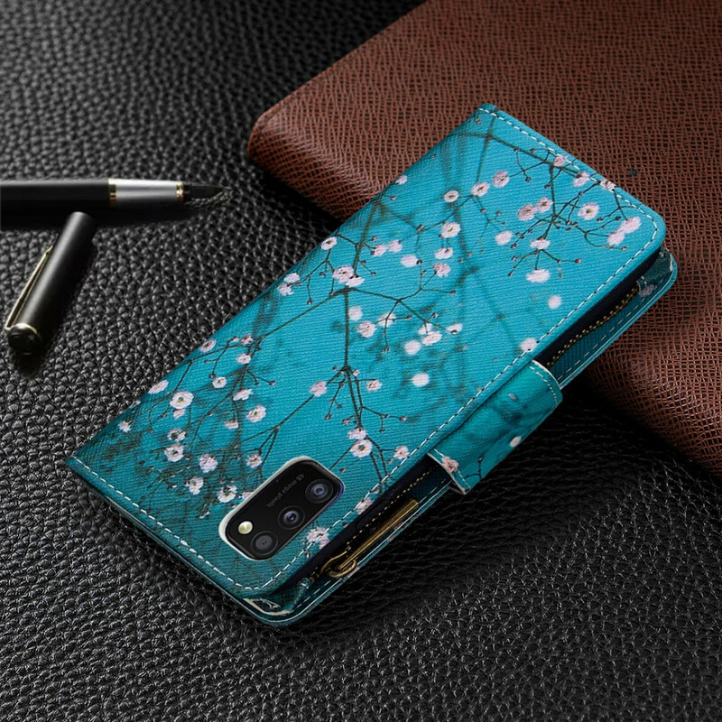 Samsung Galaxy A41 Hoesje met Rits Pocket Boom Samsung Galaxy A41 Hoesje met Rits Pocket Boom