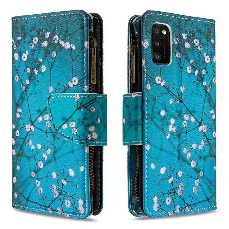 Samsung Galaxy A41 Hoesje met Rits Pocket Boom Samsung Galaxy A41 Hoesje met Rits Pocket Boom