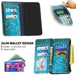 Samsung Galaxy A41 Hoesje met Rits Pocket Boom Samsung Galaxy A41 Hoesje met Rits Pocket Boom