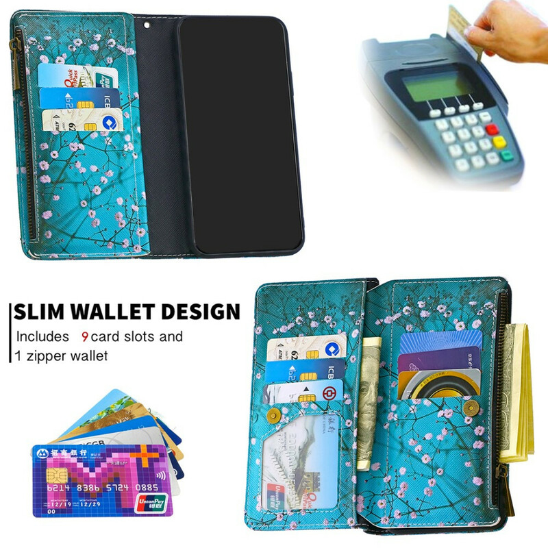 Samsung Galaxy A41 Hoesje met Rits Pocket Boom Samsung Galaxy A41 Hoesje met Rits Pocket Boom
