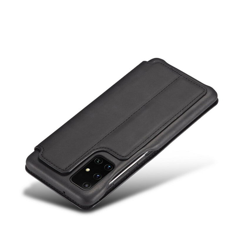 Flip cover Samsung Galaxy A51 LC.IMEEKE Leder Effect