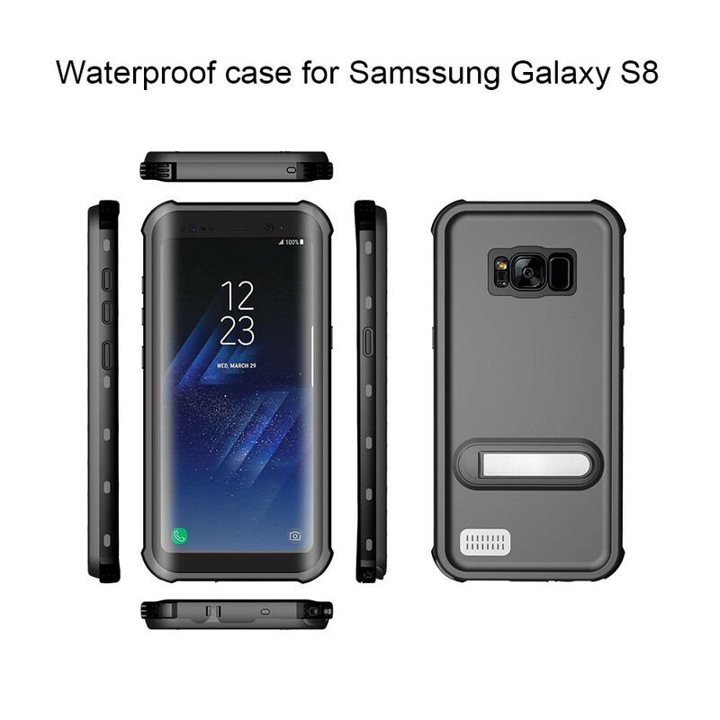 Verplicht Vergoeding Het kantoor Samsung Galaxy S8 Plus Waterdichte Hoes met Voet REDPEPPER - Dealy