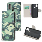 Samsung Galaxy A21s Militaire Camouflage Hoesje