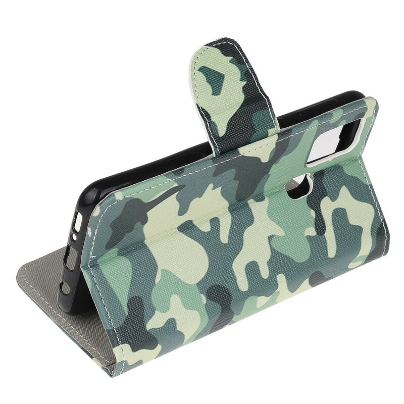 Samsung Galaxy A21s Militaire Camouflage Hoesje
