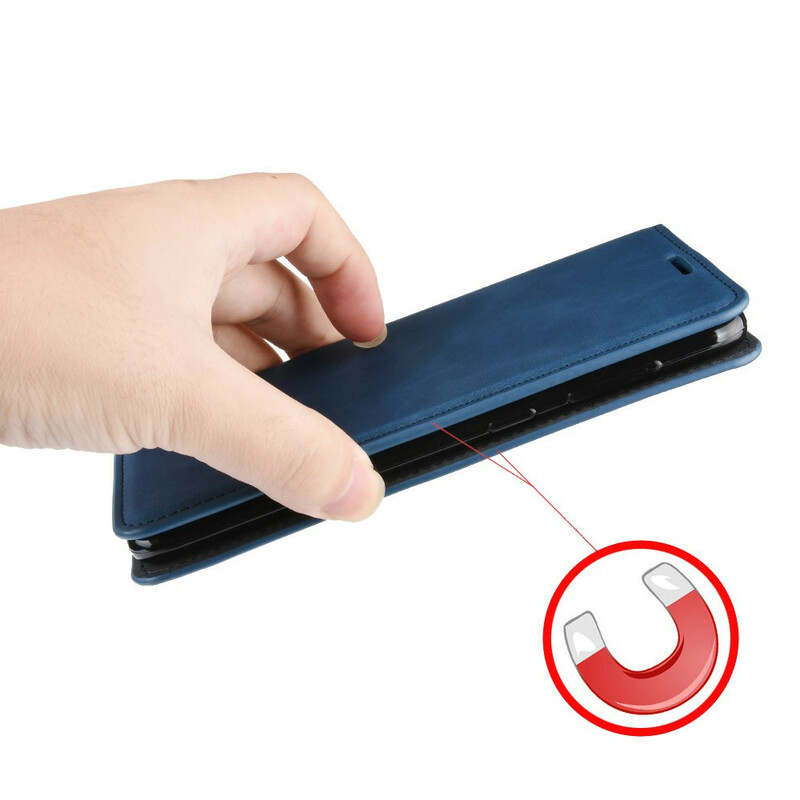 Flip cover iPhone XR Zacht Leder Effect Flip cover iPhone XR Zacht Leder Effect