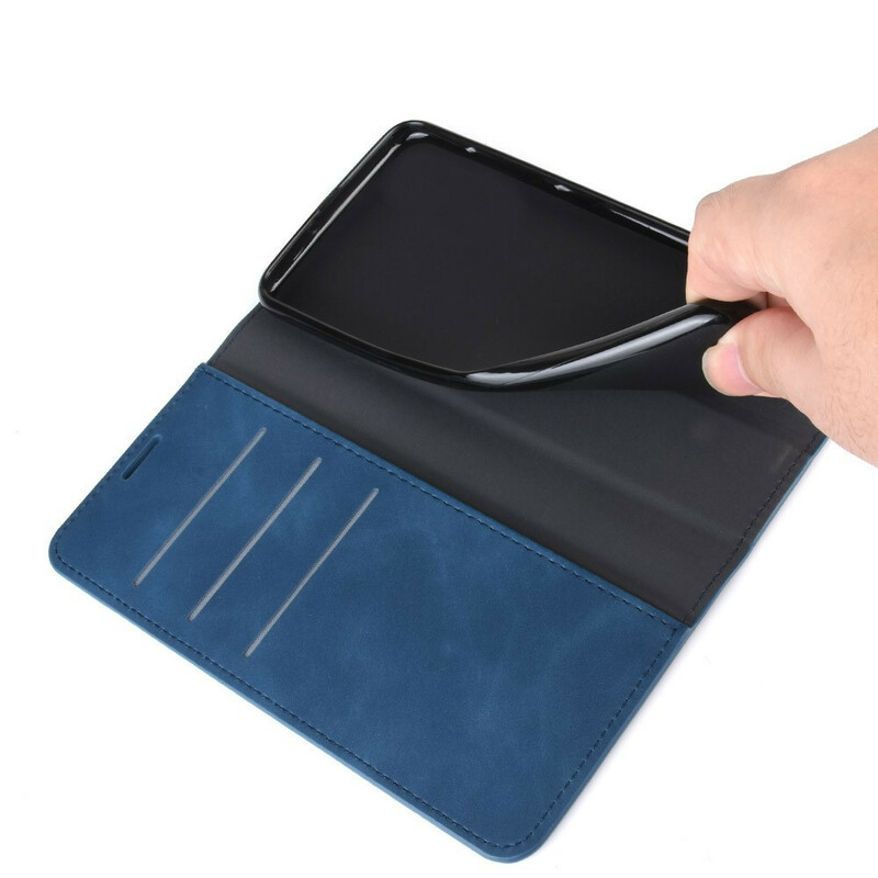 Flip cover iPhone XR Zacht Leder Effect Flip cover iPhone XR Zacht Leder Effect