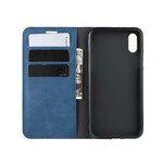 Flip cover iPhone XR Zacht Leder Effect Flip cover iPhone XR Zacht Leder Effect