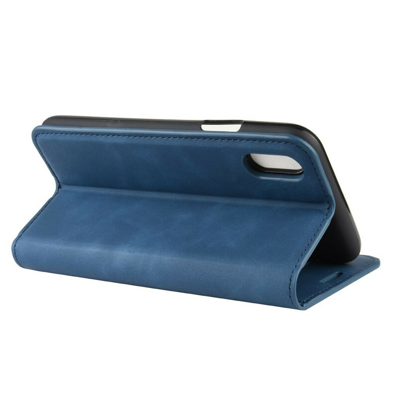 Flip cover iPhone XR Zacht Leder Effect Flip cover iPhone XR Zacht Leder Effect
