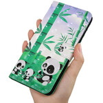 Samsung Galaxy A21s Panda Familie Hoesje