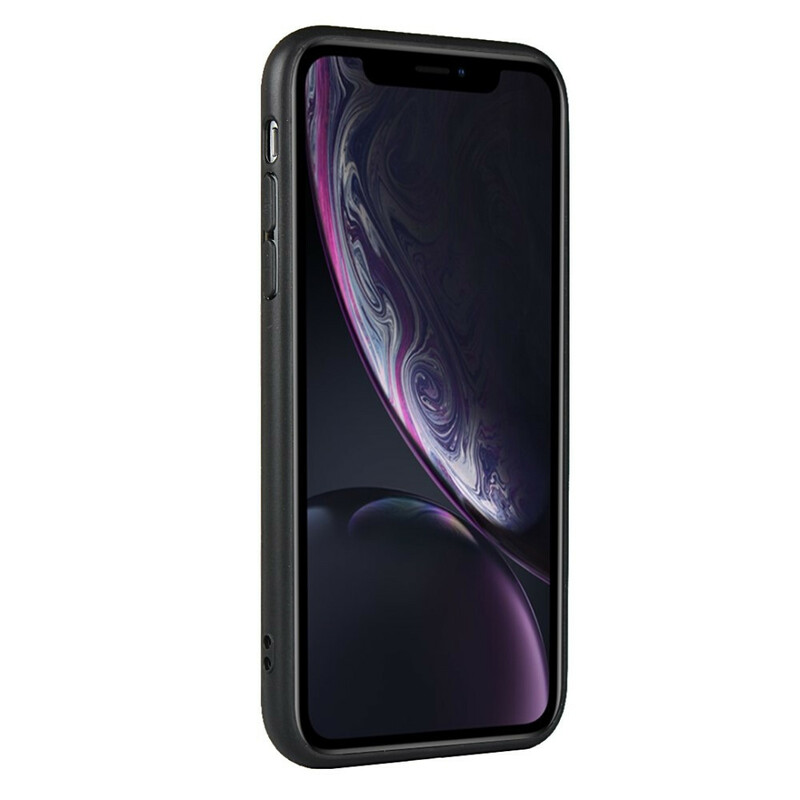 iPhone XR Monochroom Dubbele Kaart Case