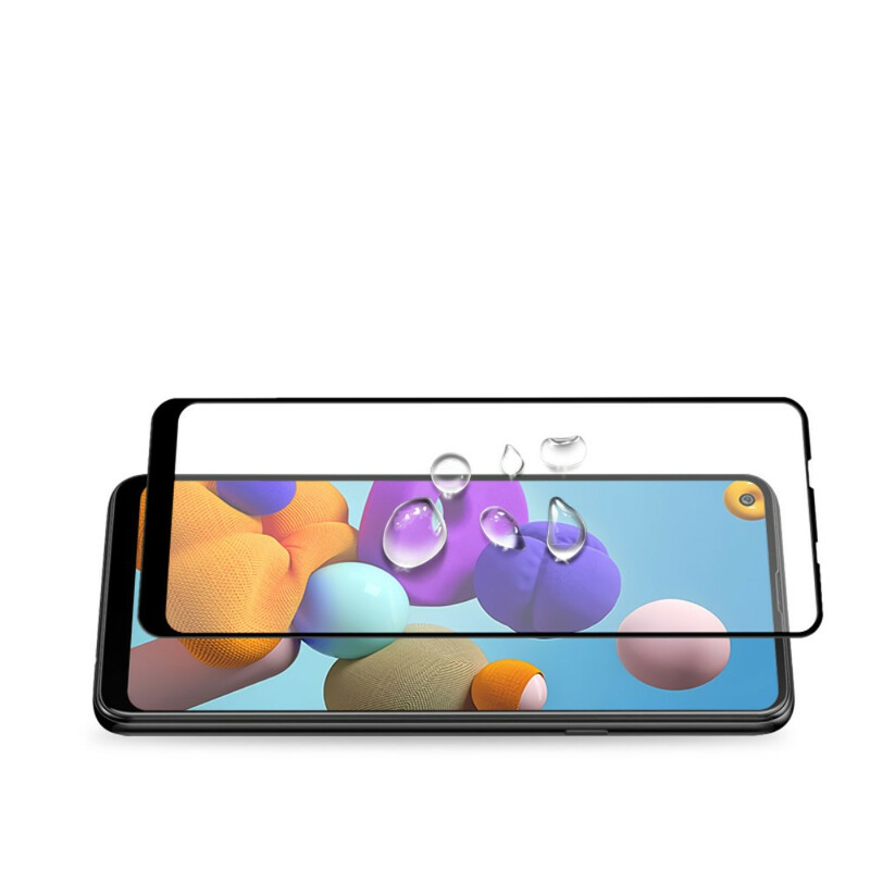 Samsung Galaxy A21s AMORUS gehard glazen screenprotector