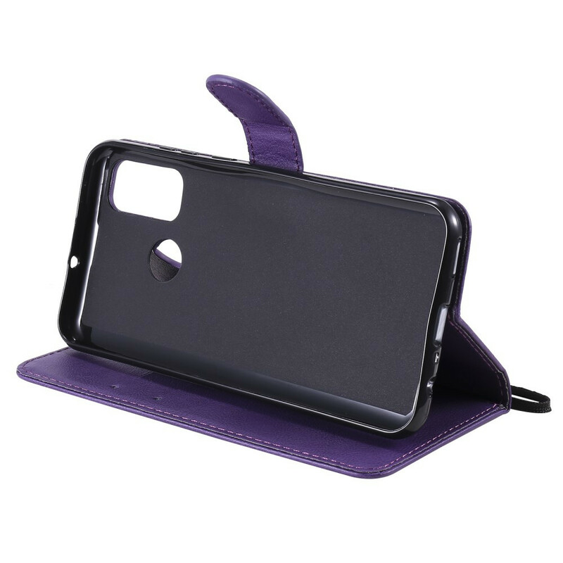 Huawei P Smart 2020 Leren Koord Hoesje