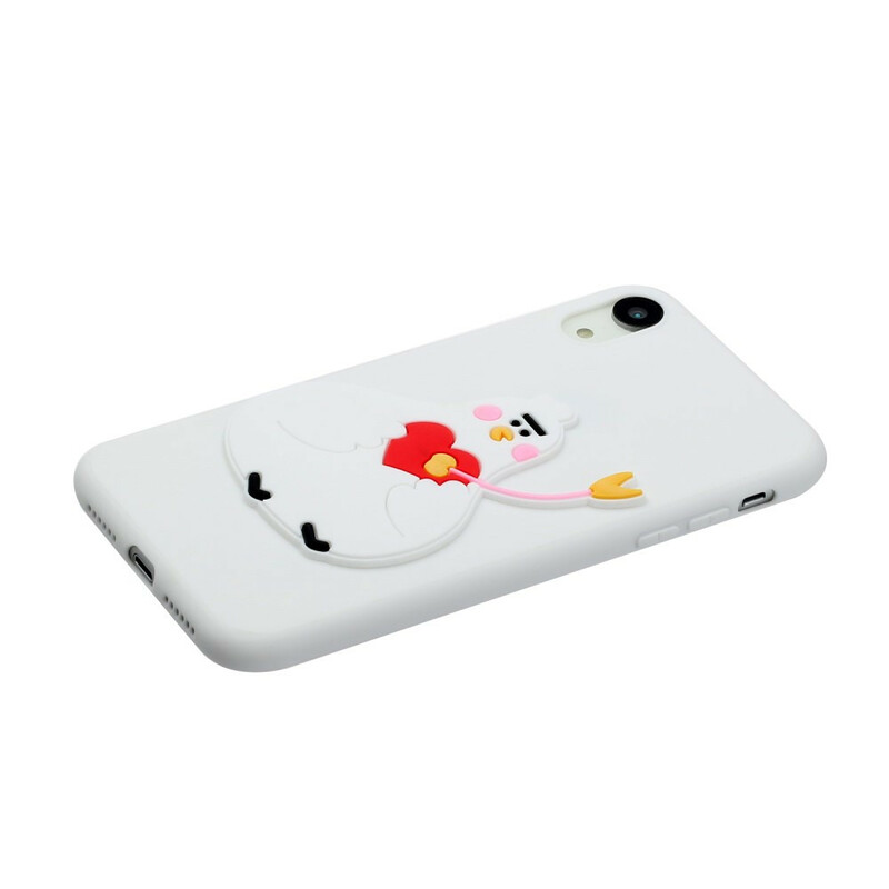 iPhone XR Silicone Hoesje Dier Logo