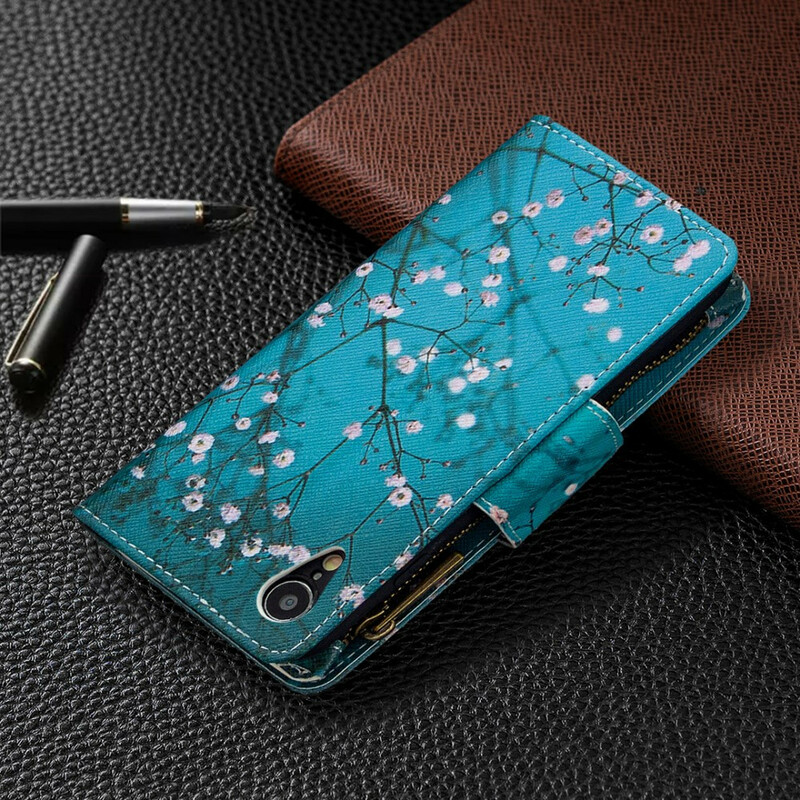 iPhone XR Hoesje met Rits Pocket Boom iPhone XR Hoesje met Rits Pocket Boom