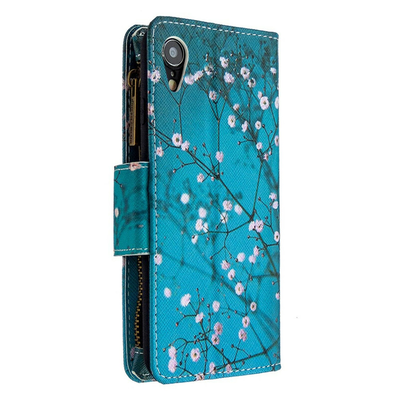 iPhone XR Hoesje met Rits Pocket Boom iPhone XR Hoesje met Rits Pocket Boom