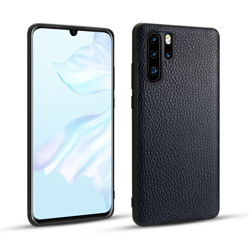 Huawei P30 Pro Echt Lederen Hoesje Lychee