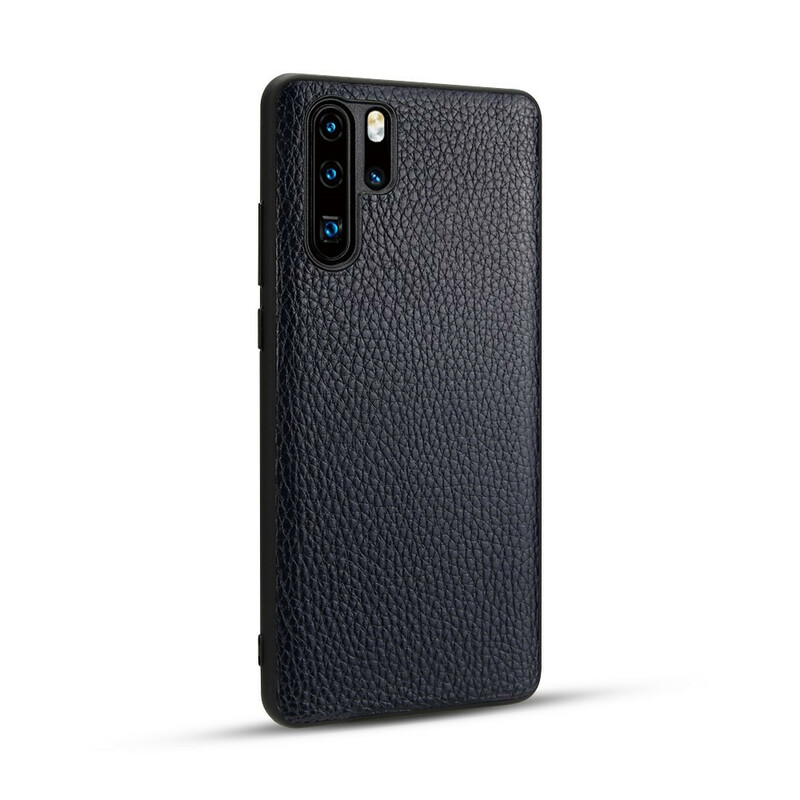 Huawei P30 Pro Echt Lederen Hoesje Lychee